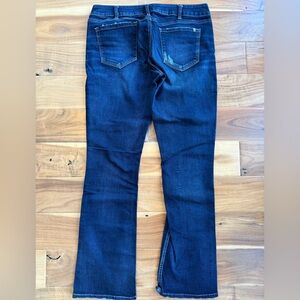 Silver Elyse Slim Boot Dark Blue Denim Jeans